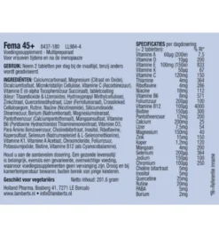Lamberts FEMA 45+ (180 tabletten)