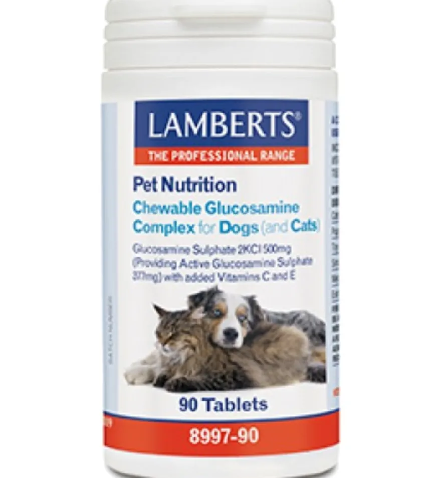 Lamberts Glucosamine Voor Hond En Kat (90 Kauwtabletten)