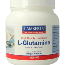 Lamberts L-Glutamine Poeder (500 gr)