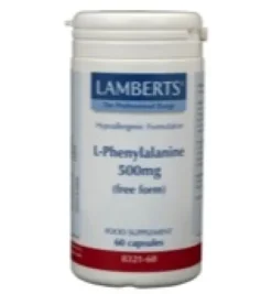 Lamberts L-Phenylalanine 500mg (60 capsules)