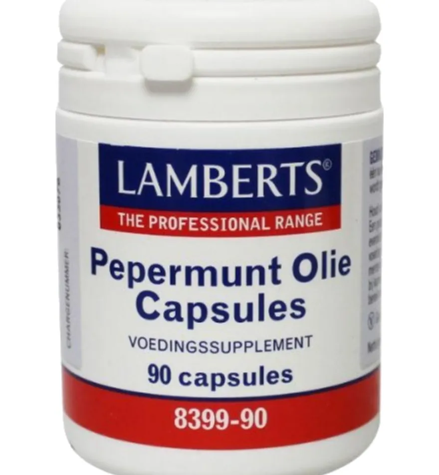 Lamberts Pepermuntolie 100Mg (90 vega capsules)