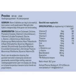 Lamberts Prostex 320mg beta sitosterol (90 tabletten)