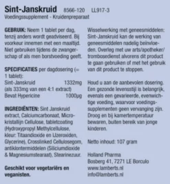 Lamberts St Janskruid (120 tabletten)