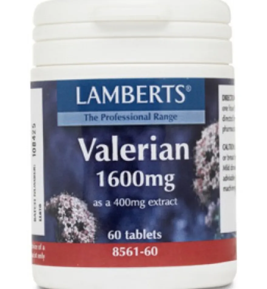 Lamberts Valeriaan 1600mg (60 tabletten)
