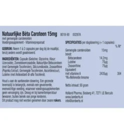Lamberts Vitamine A 15mg natuurlijke (90 capsules)