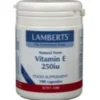 Lamberts Vitamine E 250IE natuurlijk (100 vega capsules)