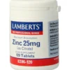 Lamberts Zink Citraat 25mg (120 tabletten)