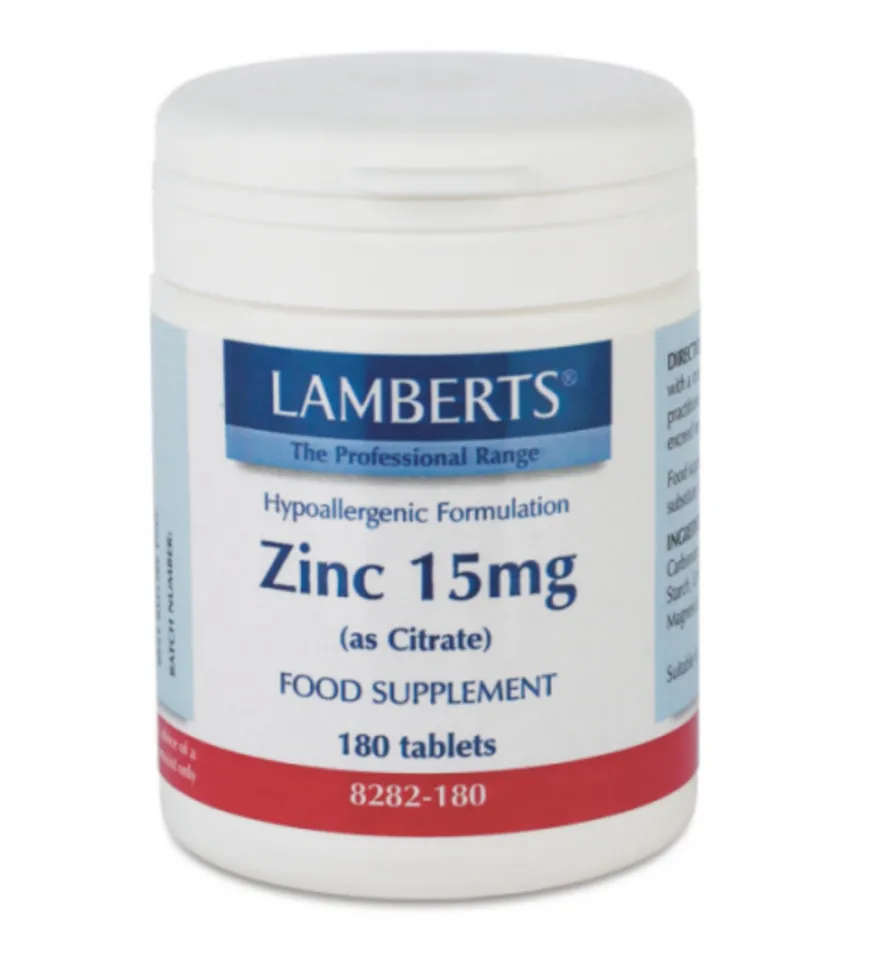 Lamberts Zink citraat 15mg (180 tabletten)
