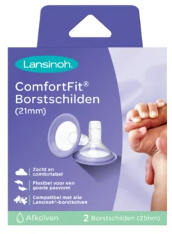 Lansinoh Comfort Fit 21mm Borstschild (2 stuks)