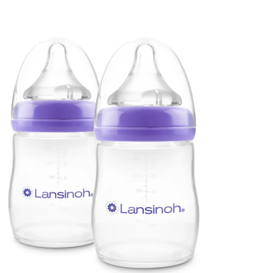 Lansinoh Natural Waves Drinkflessen (2 stuks)