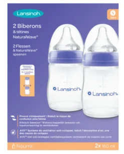 Lansinoh Natural Waves Drinkflessen (2 stuks)