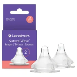 Lansinoh Speen Natural Wave M (2 stuks)