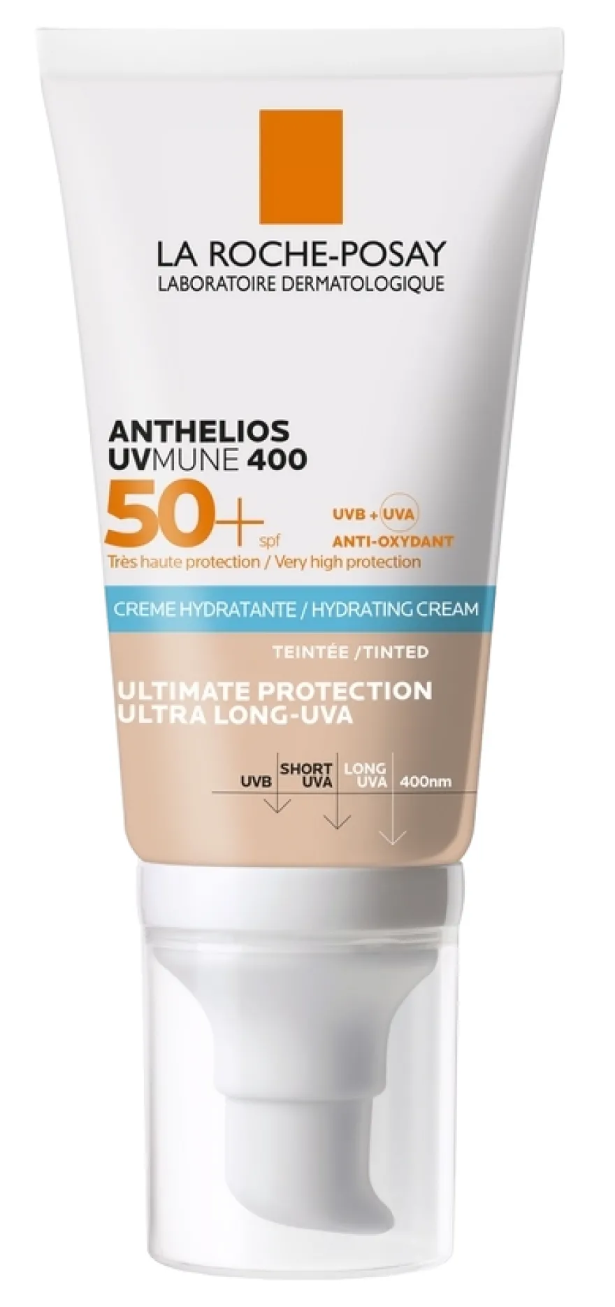 La Roche-Posay Anthelios Uvmune 400 Hydrating Cream Tinted SPF50+ (50 ml)