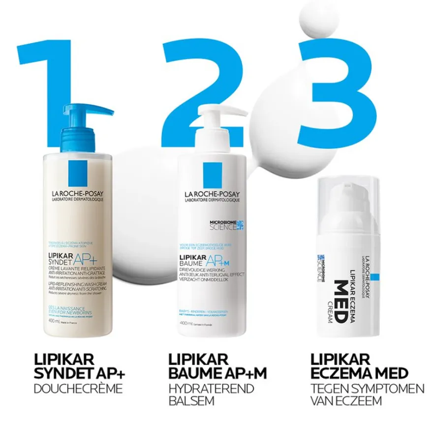 La Roche-Posay Lipikar Syndet Ap+ Lipid-replenishing Wash Cream (400 ml)