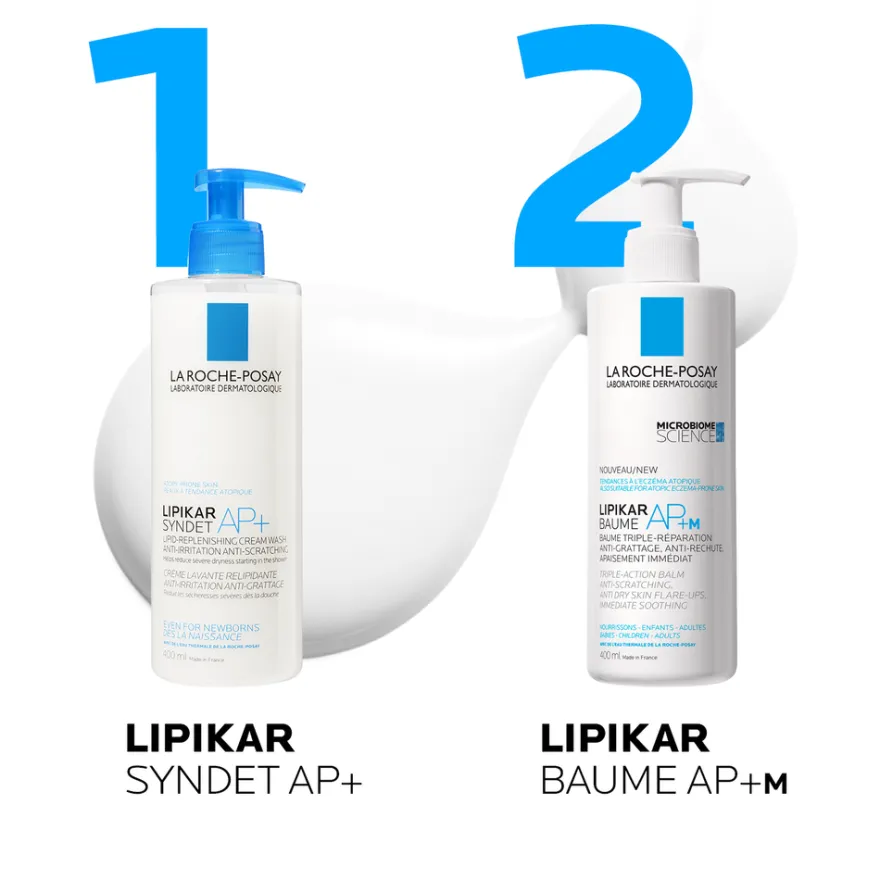 La Roche-Posay Lipikar Syndet Ap+ Lipid-replenishing Wash Cream (400 ml)
