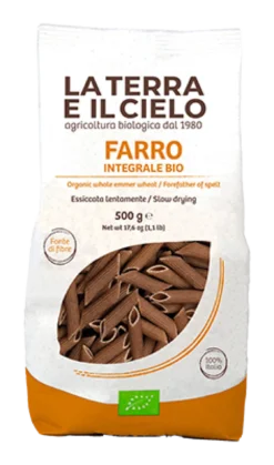 La Terra E Il Cielo Penne Spelt Volkoren Bio (500 gr)