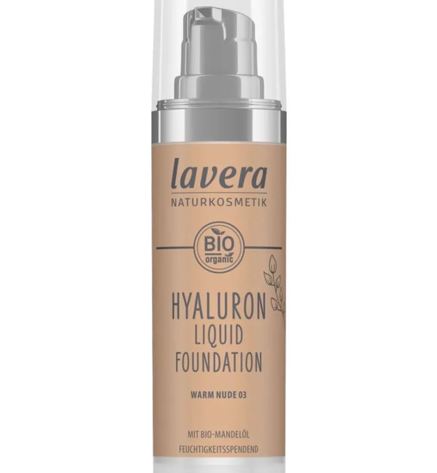 Lavera Hyaluron liquid foundation warm nude 03 bio (30 ml)
