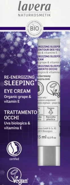 Lavera Re-Energizing Sleeping Eye Cream Bio (15 ml)