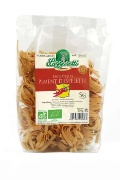 Lazzaretti Tagliatelle met Espelette Peper Bio (250 gr)