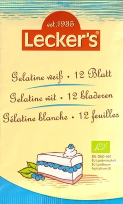 Leckers Gelatine Wit (12 stuks)