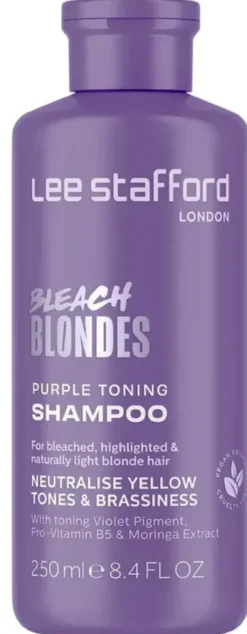 Lee Stafford Bleach Blondes Purple Toning Shampoo (250 ml)