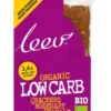 Leev Bio Qrackers Rosemary Seasalt (3 X 2 stuks)
