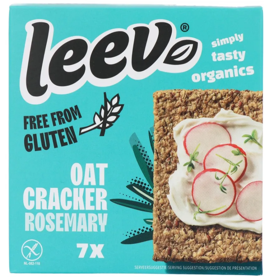 Leev Oat Cracker Rosemary (100 gr)