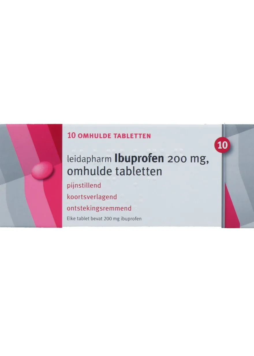 Leidapharm Ibuprofen 200mg (10 tabletten)