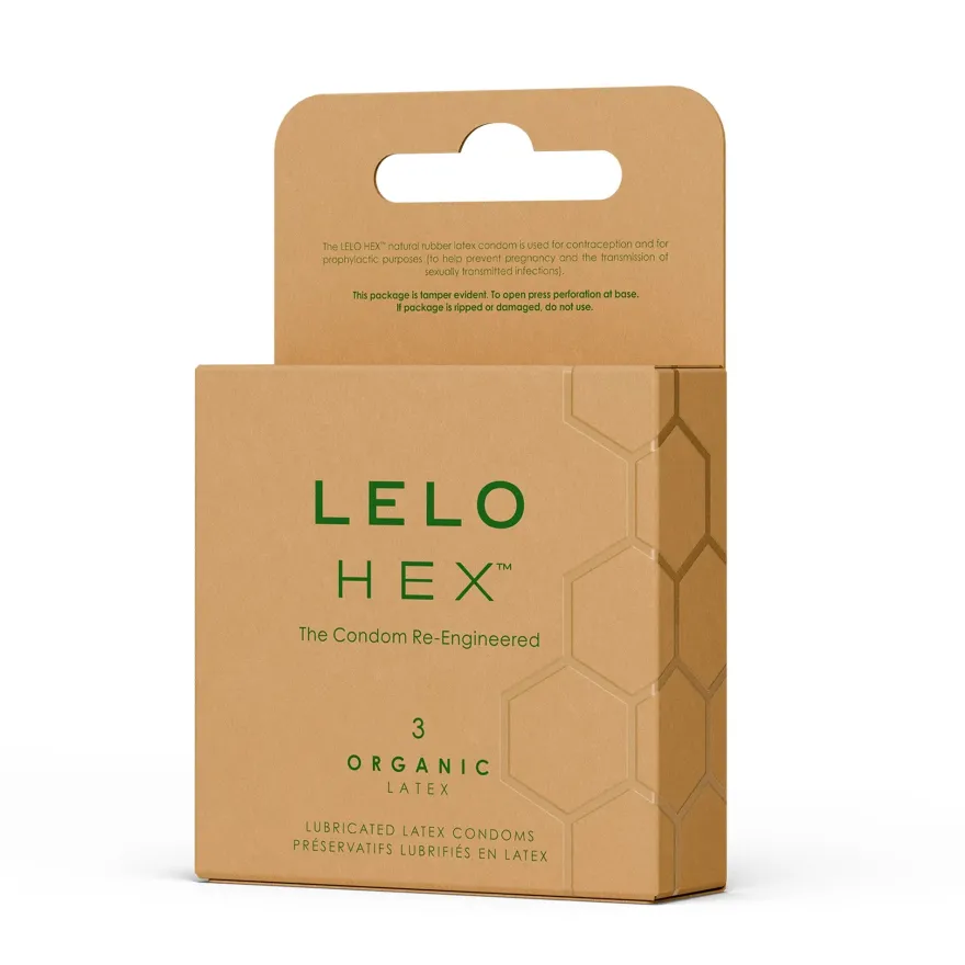 Lelo Hex Condooms Organic (3 stuks)
