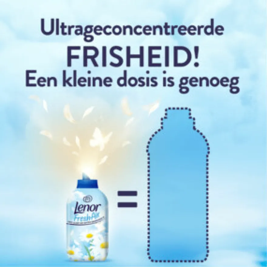 Lenor Vloeibaar Wasverzachter Fresh Air Sensitive 36 Wasbeurten (504 ml)