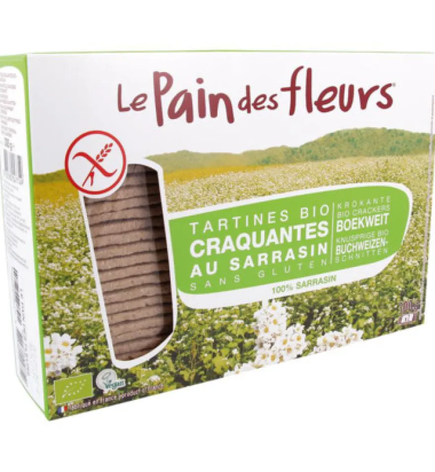 Le Pain Des Fleurs Boekweit Crackers Bio (300 gr)