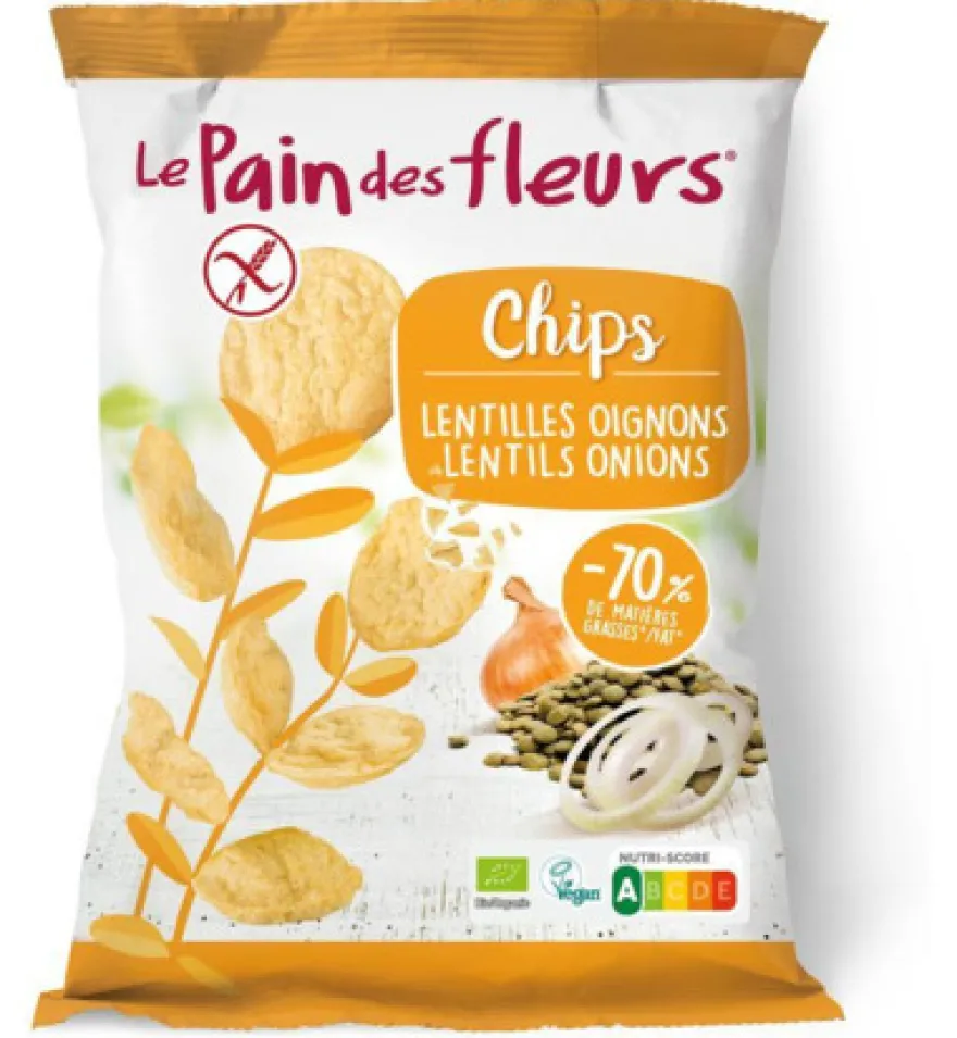 Le Pain Des Fleurs Chips Met Linzen En Ui Bio (50 gr)