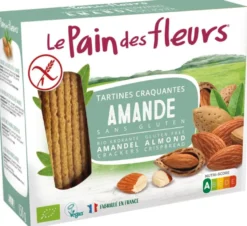 Le Pain Des Fleurs Crackers Met Amandel Bio (150 gr)