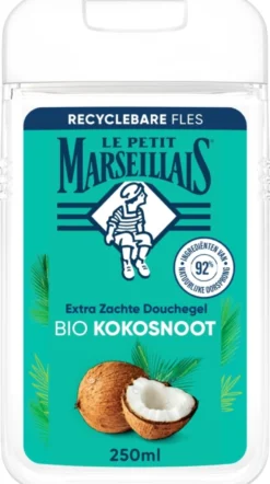Le Petit Marseillais Douche Gel Kokosnoot Bio (250 ml)