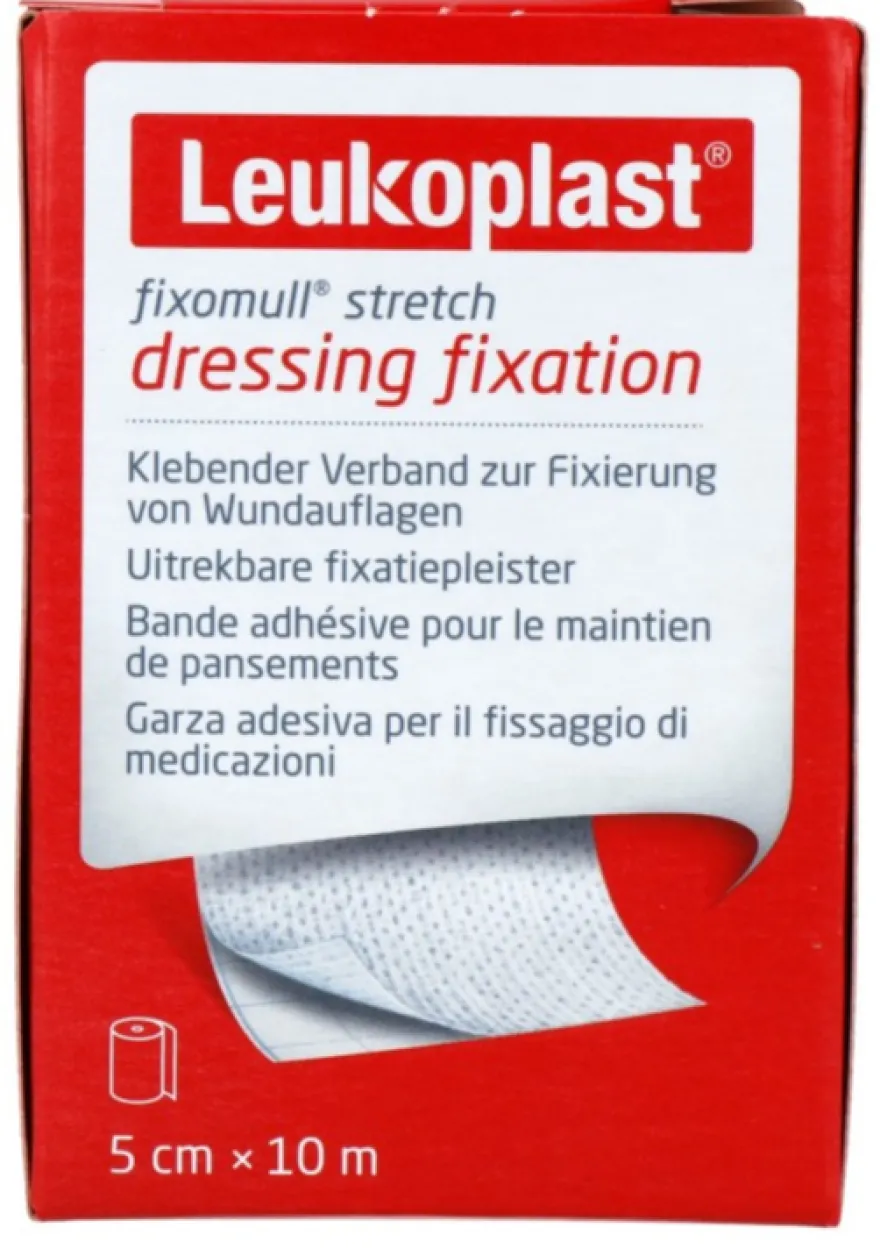 Leukoplast Fixomull Stretch Fixatiepleister 10m x 5cm (1 stuk)