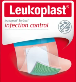 Leukoplast Leukomed sorbact 7.2 x 5 cm (3 stuks)