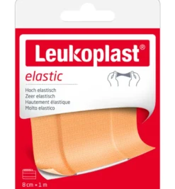 Leukoplast Pleister elastic 1m x 8 cm (1 stuk)