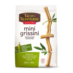 Le Veneziane Mini Grissini Soepstengels Glutenvrij (250 gr)