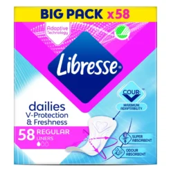 Libresse Inlegkruisje Regular (58 stuks)