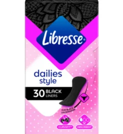 Libresse Inlegkruisjes normaal black (30 stuks)