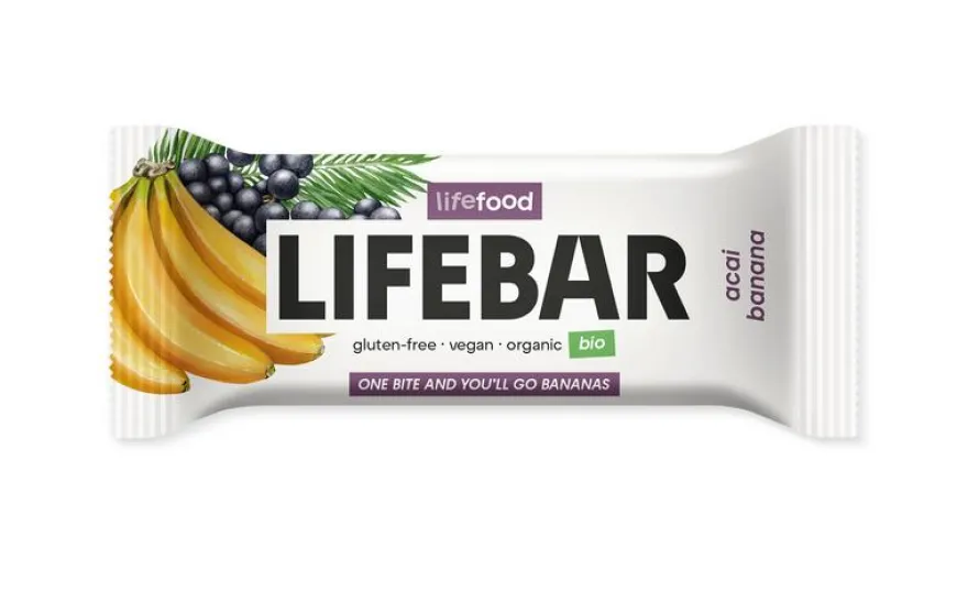 Lifefood Lifebar Acai Banana Bio Raw (40 gr)