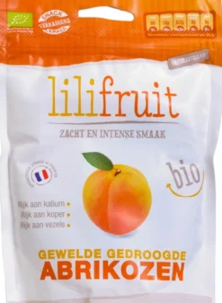 Lilifruit Abrikozen Geweld En Gedroogd (150 gr)
