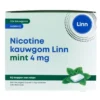 Linn Nicotine Kauwgom Mint 4Mg (204 stuks)