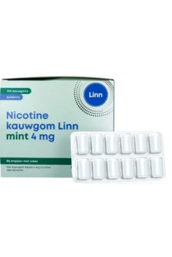 Linn Nicotine Kauwgom Mint 4Mg (204 stuks)
