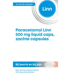 Linn Paracetamol 500mg liquid caps (20 capsules)