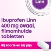 Linn Pharma Ibuprofen 400mg Wit Tablet (20 tabletten)