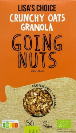Lisa’s Choice Glutenvrije Granola Going Nuts (300 gr)