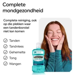 Listerine Mondwater Coolmint Intense (500 ml)