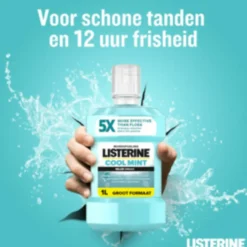 Listerine Mondwater Coolmint Mild (1000 ml)