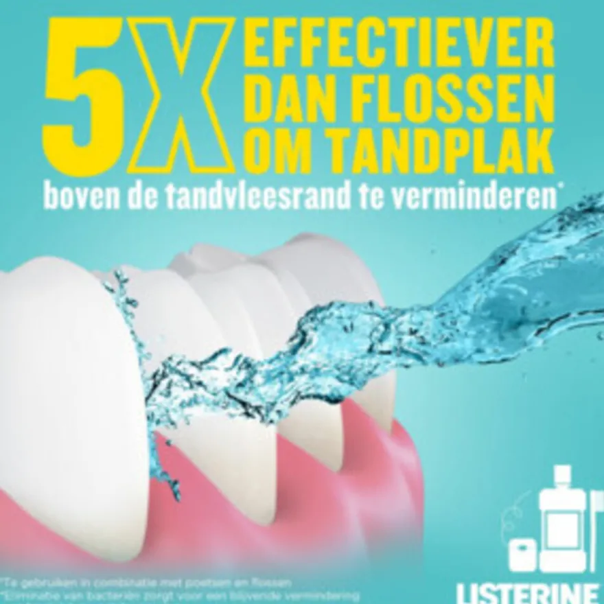 Listerine Mondwater Coolmint Mild (1000 ml)